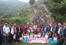 महाशिला गाउँपालिकाको स्थापना दिवस भव्य रूपमा सम्पन्न, उत्कृष्ट कर्मचारी र कृषक सम्मानित